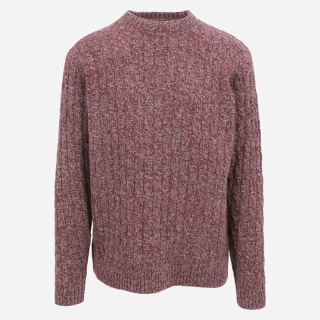 Hraunfjall cable knit wool sweater